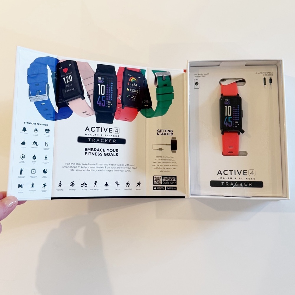 NWT iTouch Active 4 Activity Tracker Smartwatch - Picture 4 of 10